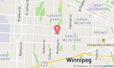 map, ServiceMaster Restore of Winnipeg