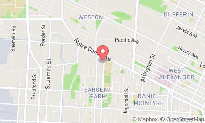 map, Winnipeg Building and Decorating Ltd.