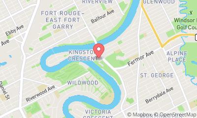 map, Winnipeg Canoe Club