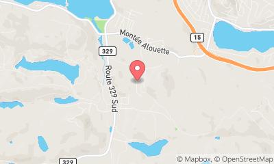 map, MAÇONNERIE CHARLES THIBAULT INC.