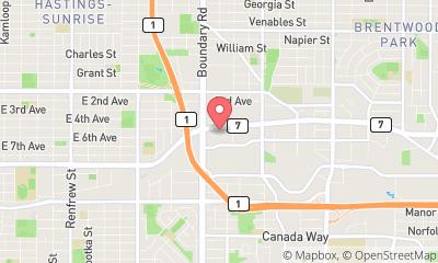 map, TELUS Custom Security Systems - Burnaby