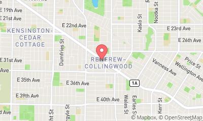 map, RONA CARPET & DUCT CLEANING