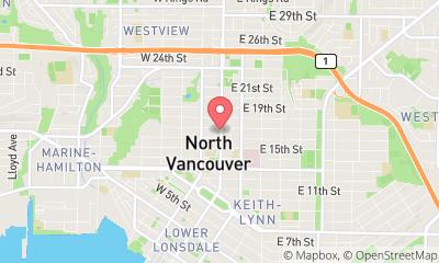 map, SERVPRO of North Vancouver