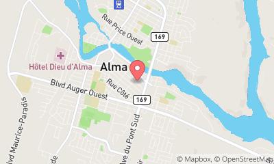 map, Via Capitale Saguenay/Lac St-Jean