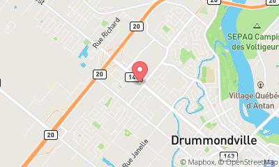 map, Smartcentres Drummondville