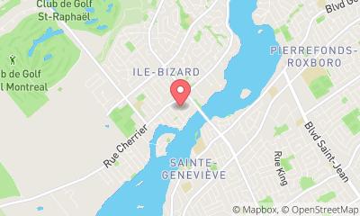 map, Déneigement de l’Île Bizard