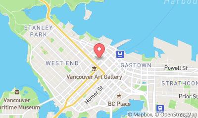 map, Regus - Vancouver Park Place