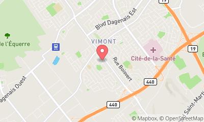 map, Infraneige Déneigement Laval