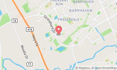 map, Algonquin Roofing and Reno