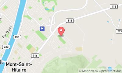 map, Pavages P Brodeur Inc