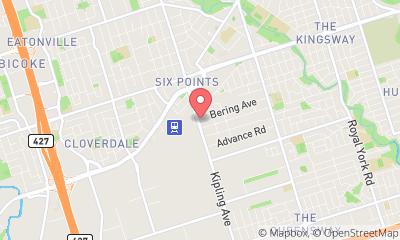 map, Sunrise Roofing Ltd.