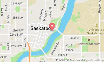map, Saskatoon Suites