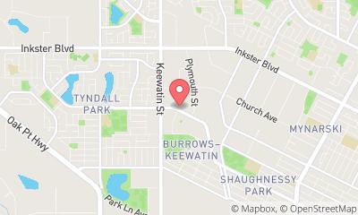 map, Pockit Self Storage - North Winnipeg