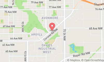 map, Krawford Construction Company Inc.