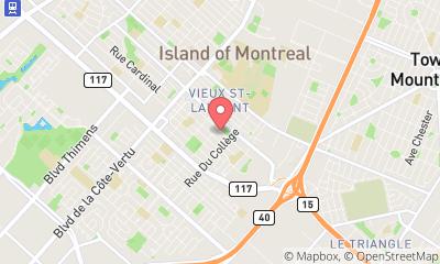 map, Bajer Electrique Inc