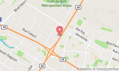 map, Location Sauvageau inc.