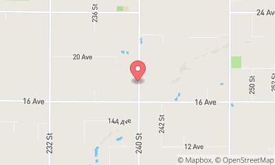 map, Burnaby Blacktop Ltd., Langley - VOTED #1 ASPHALT & CONCRETE PAVING COMPANY - Municipal, Commercial, Residential