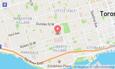 map, Ossington Self Storage