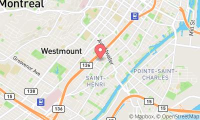 map, N D G Plomberie & Chauffage Ltée