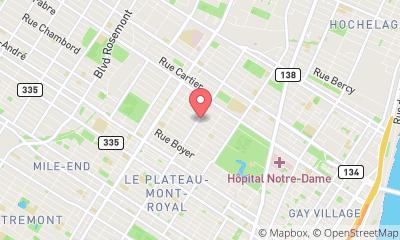 map, MTL Vacation Rentals -