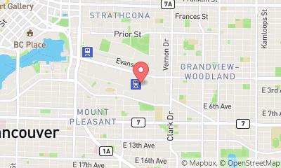 map, Coast City Painters, Inc