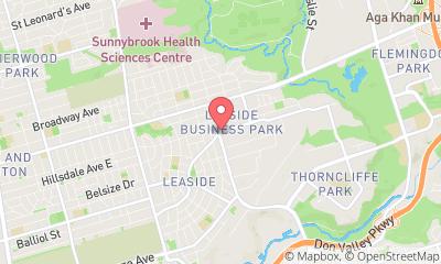 map, Leaside Plumbing and Heating