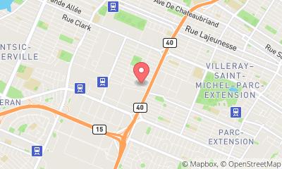 map, PRO-SEC - Nettoyage de Tapis et carpettes Montréal