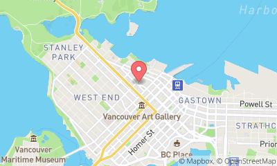map, Aecon Pacific Headquarters