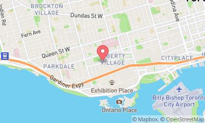 map, Liberty Village Plumbing Inc.