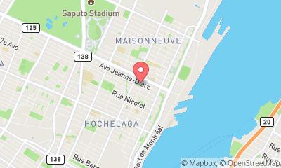 map, S T Maconnerie Inc