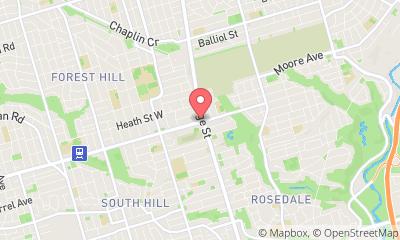 map, Regus - Ontario, Toronto - Yonge & St. Clair