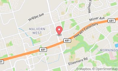 map, Regus - Ontario, Scarborough - 10 Milner Business Court