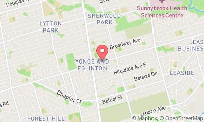 map, 120 Eglinton East Business Centre Inc