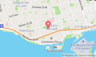 map, Regus - Ontario, Toronto - Liberty Village