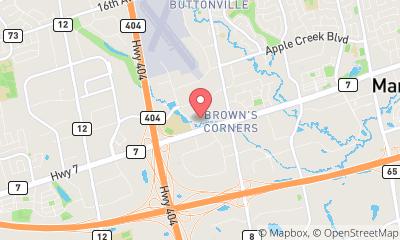 map, Regus - Markham Allstate