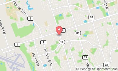 map, Oshawa Commercial Snow Removal