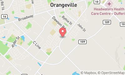 map, Kevins Snow Plowing and Removal