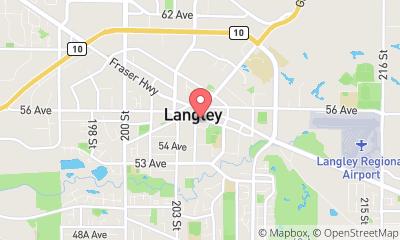 map, Langley Plumbing Company