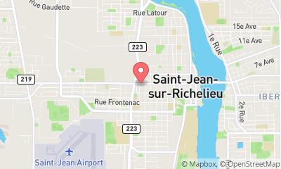 map, R.B.L. Ventilation Inc.