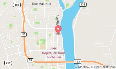 map, Paré Assurances et cabinet de services financiers