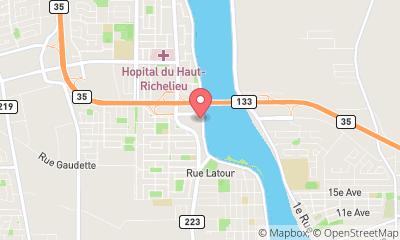 map, BERNARD DUCHARME Assurances Inc