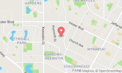 map, Pyramid Heating and Air Conditioning - Winnipeg