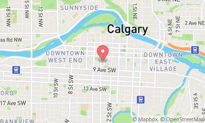 map, Regus - Alberta, Calgary - TD Canada Trust