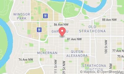 map, Garneau Hall Seniors Community