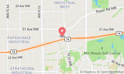 map, Ledcor Group of Companies