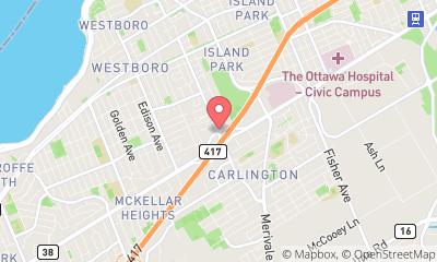 map, Kevin Carruthers Desjardins Insurance Agent