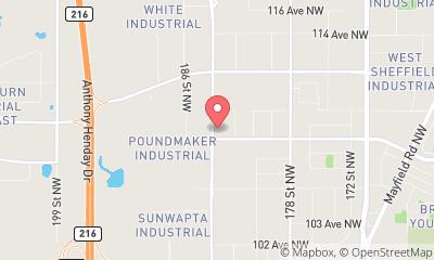 map, N.P. Artisan Decks and Garages