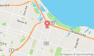 map, CertaPro Painters of Hamilton, ON