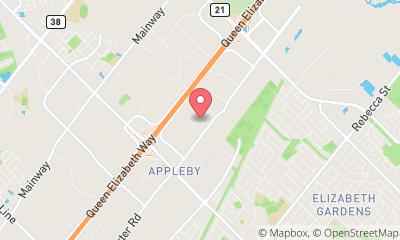 map, A1 Security Systems - Burlington ON