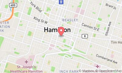 map, Classified Roofing Services Inc.